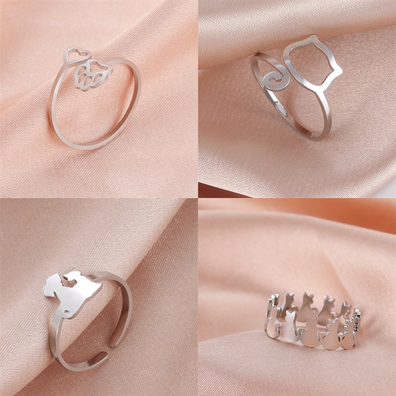 推荐COOLTIME Adjustable Angel Wings Cute Women's Ring 2022