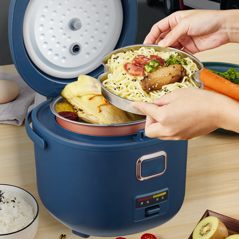 车载电饭锅12V24V220V车家三用电电锅小汽车大货车通用智能2L新款