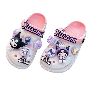 儿童网红凉拖鞋女孩一体洞洞鞋女夏天不臭脚防滑游泳户外玩水拖鞋