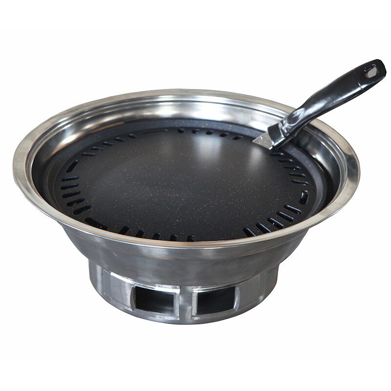 齐齐哈尔地摊g烧烤桌不锈钢烧烤桌烤肉炉齐齐哈尔烤炉烤锅木炭烤