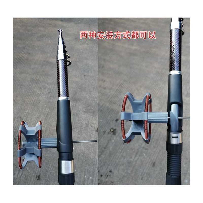 速发鱼线轮手拨轮卷线器土v轮桂林手轮手工车轮矶竿轮钓鱼轮传统