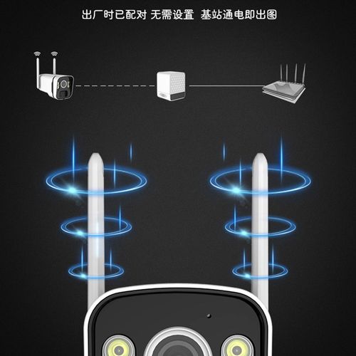 户外太阳能低功耗无线监控套装wiAfi高清摄像头电池续航手机监视