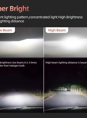 1PC Motorcycle Headlight LED H4 H7 H11 H1 Lamp Fog Lights Le