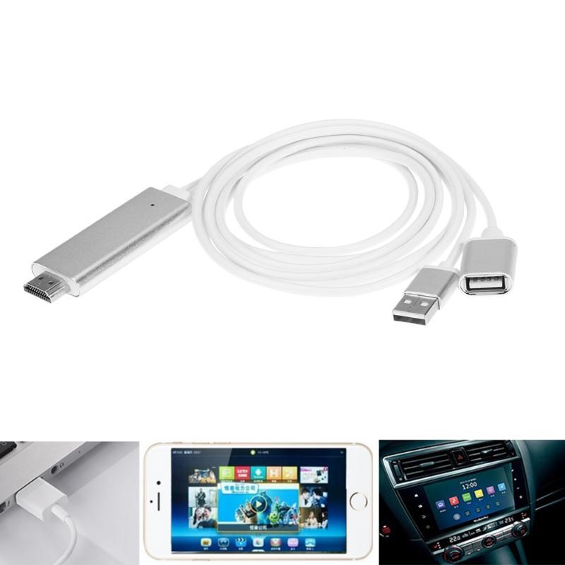 1m USB Male Fjemale to HDMI Male Video Converter Cable HDMI