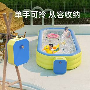 速发 赟娅游泳池家用游泳池宝宝婴儿童室内游泳桶可折叠户外加厚