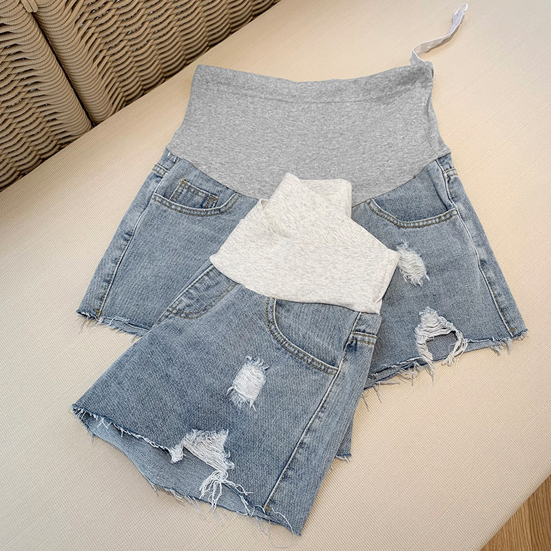 时尚款毛边破洞孕妇牛仔s短裤外穿春夏 宽松低腰孕妇短裤 夏季潮,孕妇装/孕产妇用品/营养,孕妇休闲裤,淘宝优惠券,粉丝福利购,淘宝优惠卷