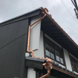 雨链排水链雨水铃日式 庭u院别墅屋檐排水落水管排水槽雨水槽漏斗