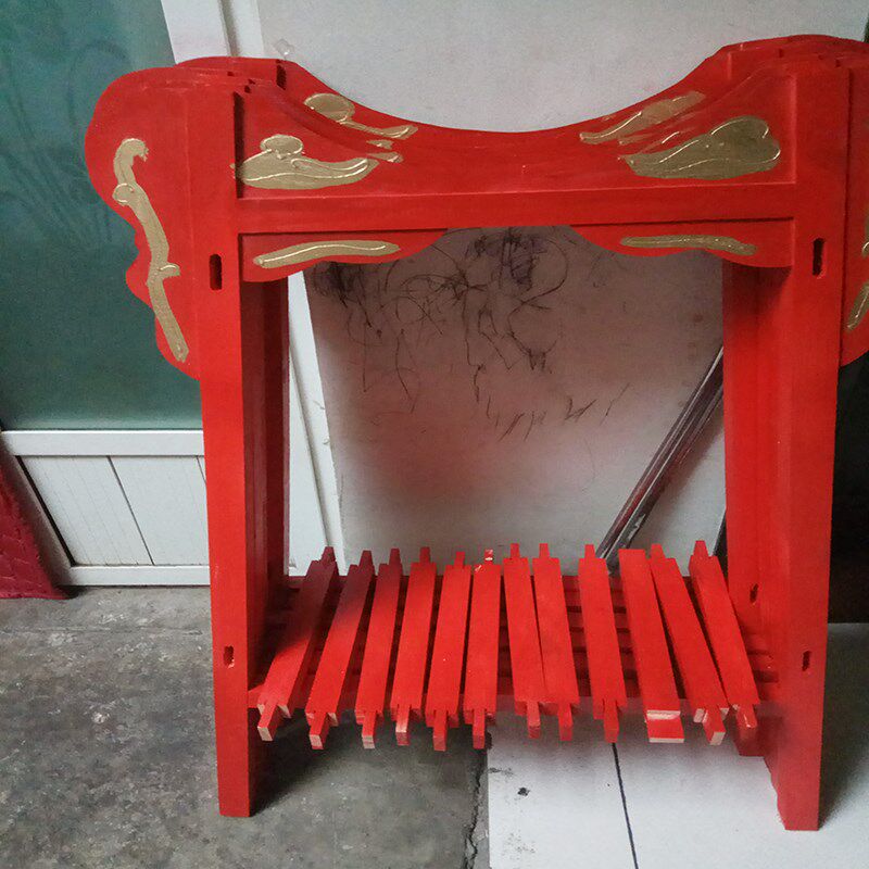 16寸18寸20寸24寸1/1.5/2米铁质木质立式鼓架战鼓大鼓堂鼓架 锣架