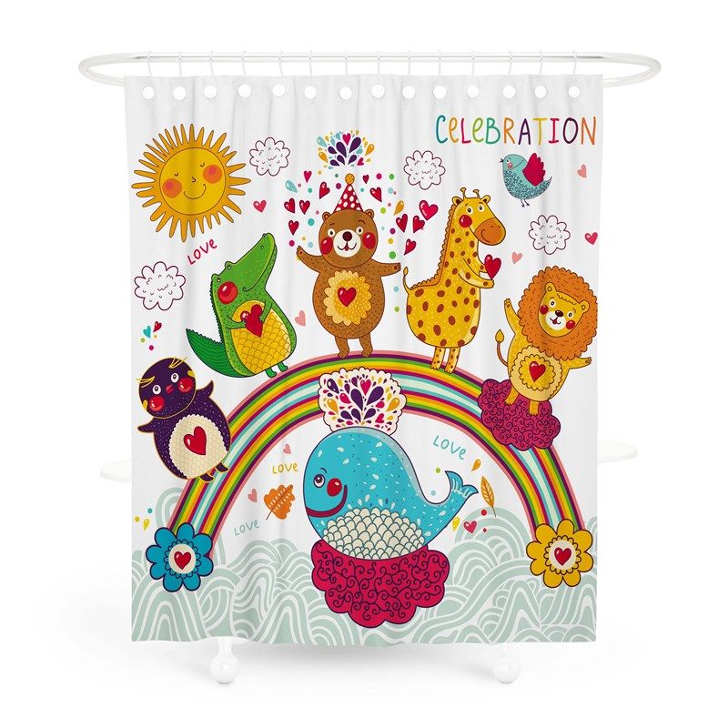 浴帘套装免打孔防水防霉帘子布卫生间挂帘浴室门帘淋浴隔断帘加厚,家庭/个人清洁工具,浴帘,淘宝优惠券,粉丝福利购,淘宝优惠卷