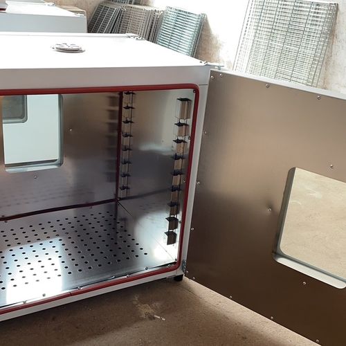 养猪场前后双开门对开门烘箱恒温鼓风干燥箱烘干箱烤箱人工授精