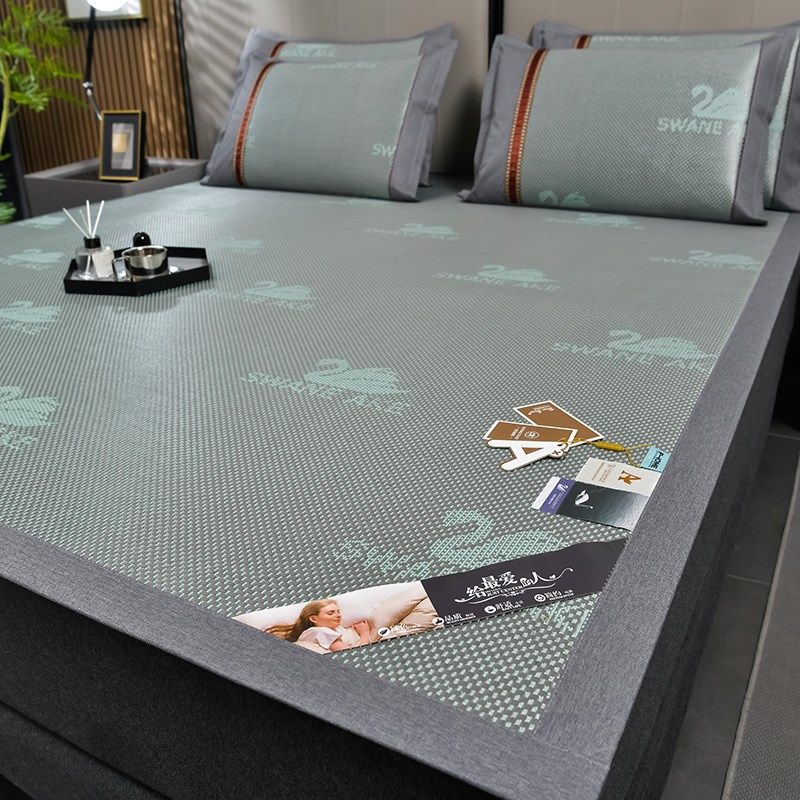 加厚凉感冰藤席0.9 p1.2米单人学生床凉席两件套双人床冰丝席3件,床上用品,藤席,淘宝优惠券,粉丝福利购,淘宝优惠卷