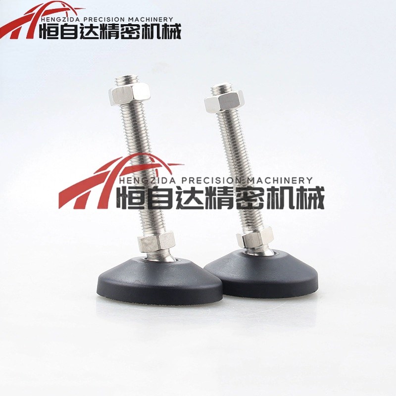 怡合达尼龙万向调节脚杯WAR42-D60-M12/M16/M20-L100/L150地脚