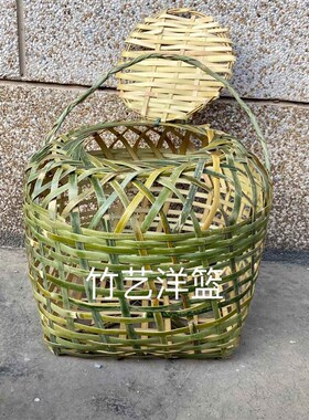 小众高货鸭笼子竹编鸡笼家用农用可用于养鸡鹅鸭猫狗各种家禽动物