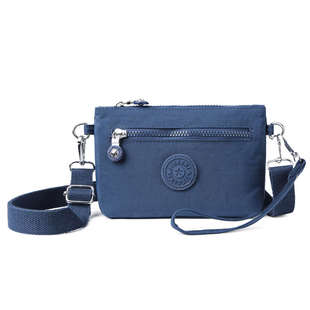 网红小布包零钱包牛津布防水手拎包女迷你帆布斜挎小包简约手机新