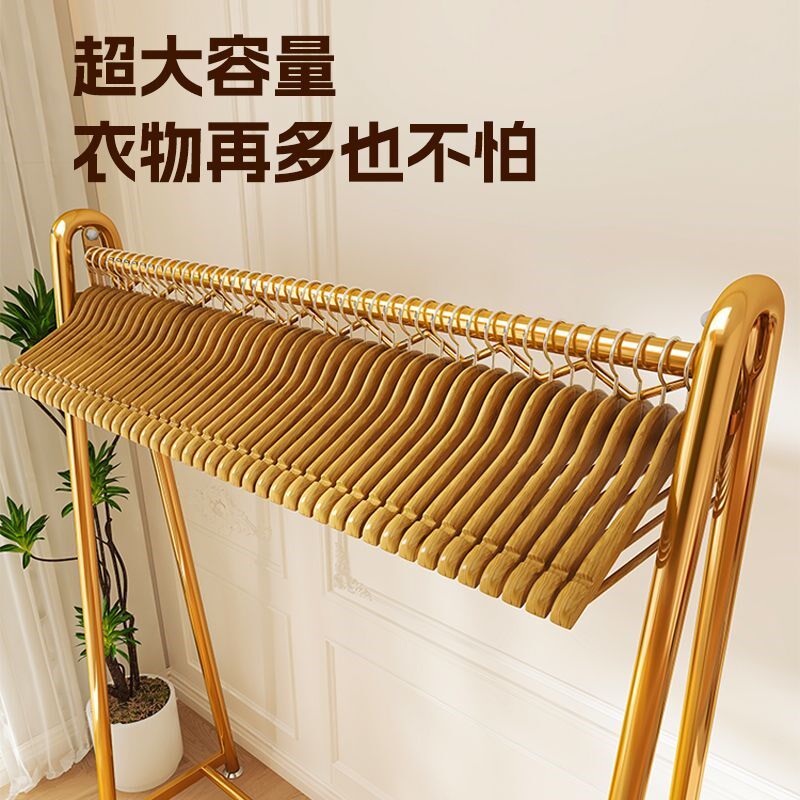 衣架落地室内卧室家用衣帽架房间简易挂衣架加粗加厚晾衣架阳台