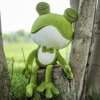 极速Cute frog pillow lovers birthday gift Stuffed toy girl s