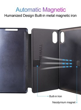 Smart Mirror Case For Oppo Reno 3 Pro Cases Fundas Magnetic