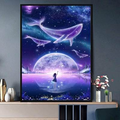 速发Diamond painting 5D peacock elephant home decoration pai