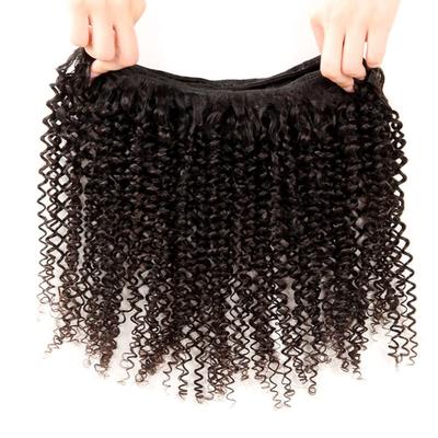 推荐10A Raw Brazilian Hair Bundles Kinky Curly Bundles Human