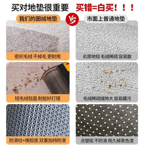 高级入户地垫玄关进门门垫2024新款家用耐脏脚垫可裁剪入户地毯