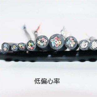 厂家供应纯铜RVV6芯0.3 A0.75平方软护套信号线电源铜芯电缆 0.5