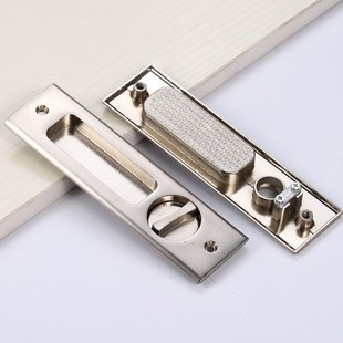 高档移门锁d 推拉门锁移动木门锁拉手锁钩式锁 浴室木门 推拉门锁