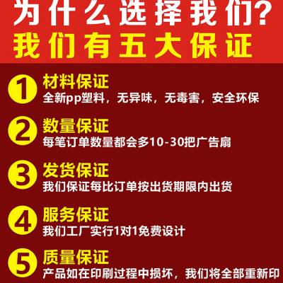 速发广告扇子定制宣传卡通塑料幼儿园招生小团扇定做1000把起订印