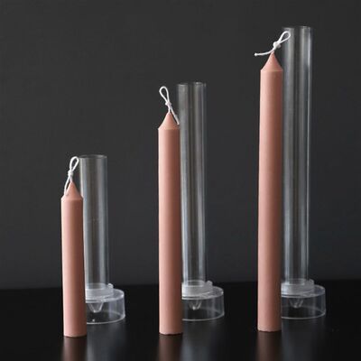 极速1PC Long Pole Stripe Candle Mold Soap Making Large Cylin