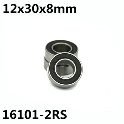 推荐1Pcs 16101-2RS 12x30x8 mm Motor bearing Deep groove ball