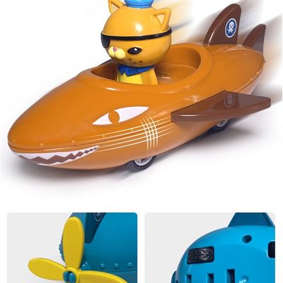 新品The Octonauts Octopod GUP Vehicles PullBack Car Action