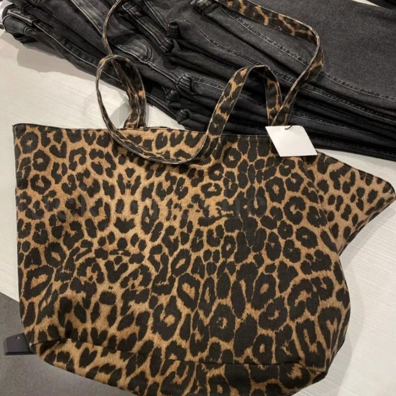 豹纹包包帆布包慵懒风百搭布袋子大容量购物袋托特单肩妈咪沙滩包,箱包皮具/热销女包/男包,托特包,淘宝优惠券,粉丝福利购,淘宝优惠卷