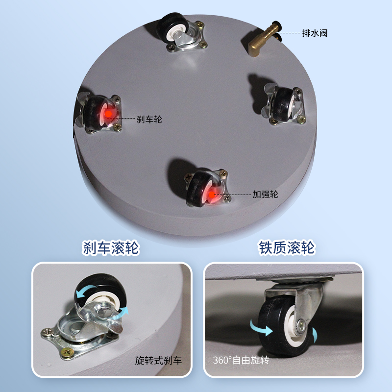 圆形带轮花动托盘滚轮花盆接座带万向轮可移盆排水底水盘透气性好 鲜花速递/花卉仿真/绿植园艺 花托/移动托盘 原图主图