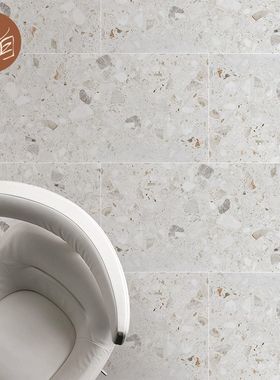 设计感水磨石瓷砖600x1200商铺地板砖卫生间防滑地砖厨房墙砖磁砖