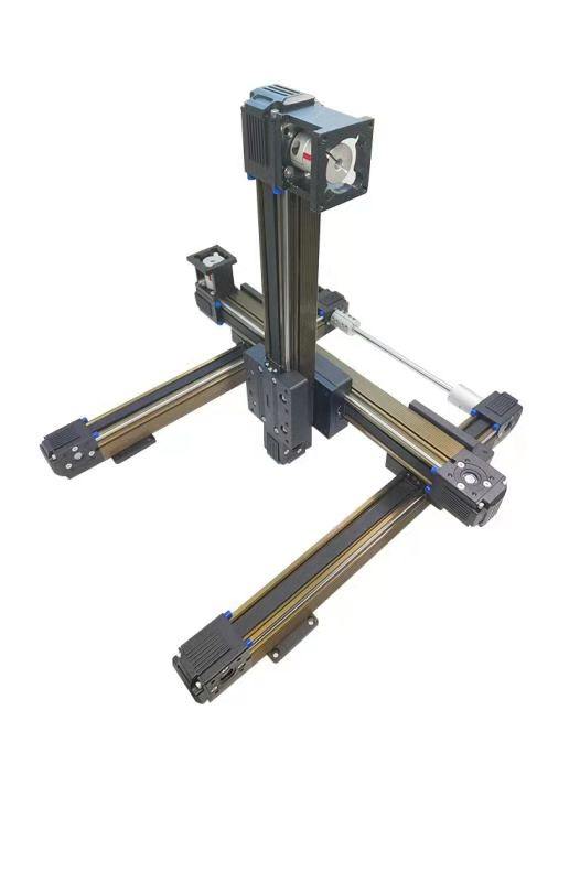 重型60同步带十字模组滑轨57至86法兰步进电机高精度滑台高速静音