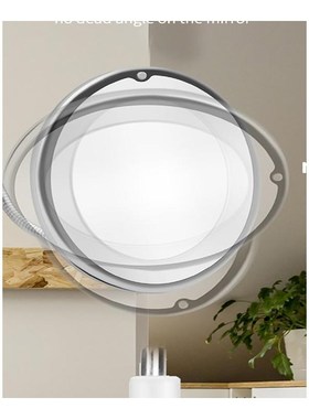 Led-Mirror Magnifying Light-Rotate with 10X Flexible