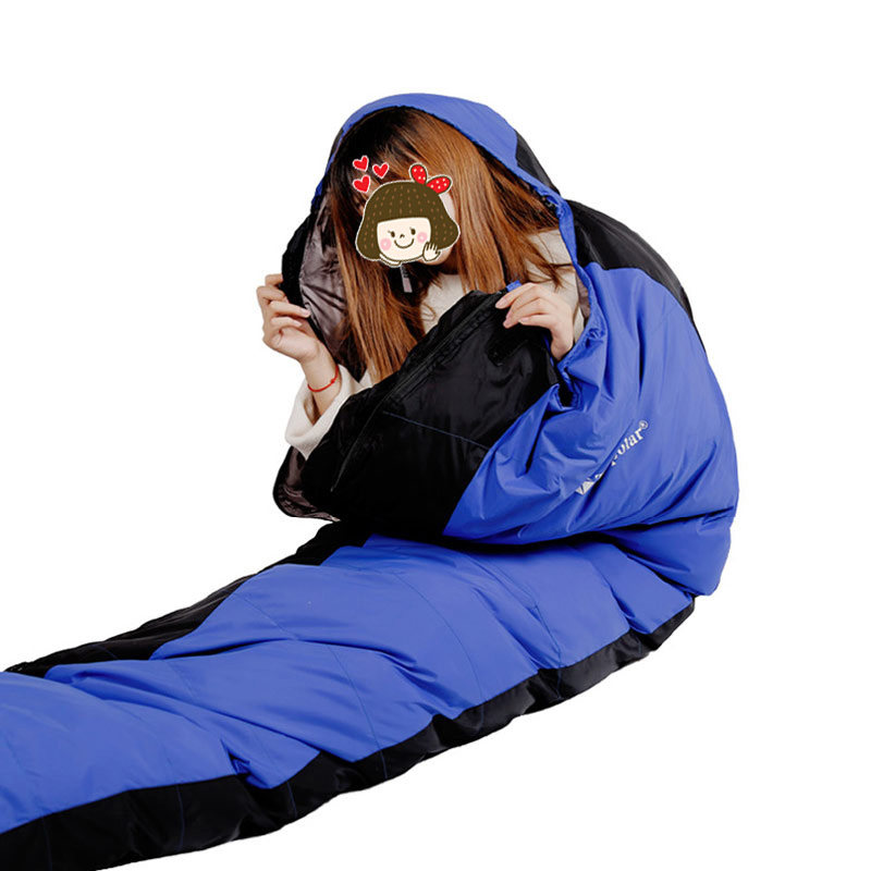 保暖睡袋户外成人大人加厚室内午睡便携零下30度冬季保暖防寒睡袋