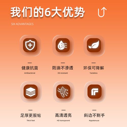 6B76大圆形h圆桌红实木桌面圆桌垫桌布防水防油防烫免洗软透明玻