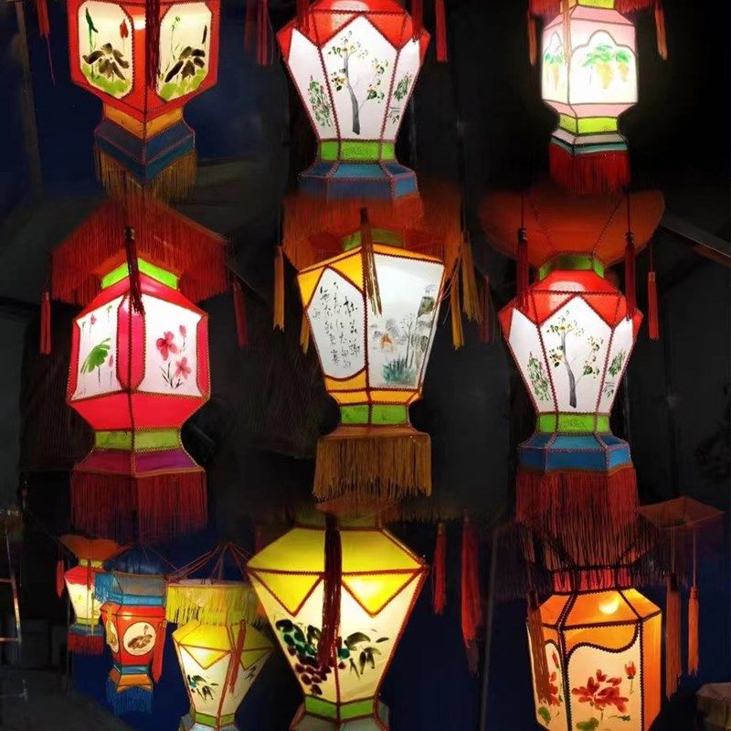 手工元宵花灯传统j仿古宫灯春节花灯灯会景区装饰影视道具汉服搭,节庆用品/礼品,花灯,淘宝优惠券,粉丝福利购,淘宝优惠卷