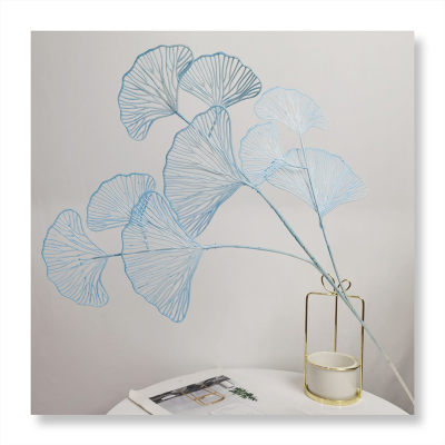 速发Fake Wedding Ginkgo Leaf Flowers Branch Artificial Ginkg