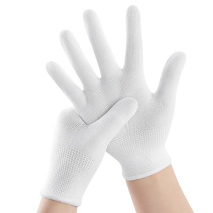 儿童表演手套白色礼仪用中小学生手套升旗指挥体操用薄款透气新款