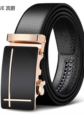 新品Mens Waist Belt Men Belts Leather Man For Jeans Black Ma