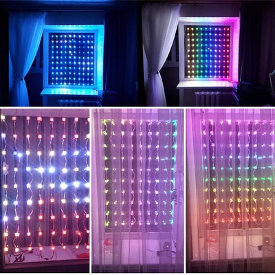 50-500pcs  DC5V WS2812B Pre-soldered on Heatsink 5050 RGB Ad