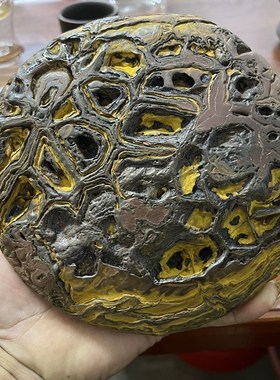 贵州结构古铜石天然奇石摆件