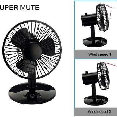 Newest Rotatable Metal Oscillating Table Fan Personal Desk F