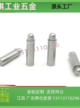 米思米ZC206-2小径弹簧柱塞 短型 止动弹簧销 MPJS3-3 (球面型)