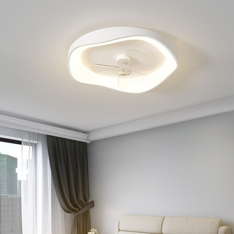 卧室灯吸顶灯隐形吊扇灯具现代简约家用饭K厅儿童房灯智能吊扇灯X