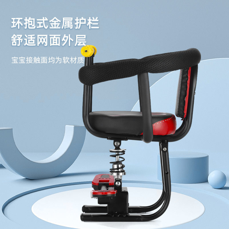 电动车儿童座椅前置小孩宝宝婴儿电瓶踏板车电车安全前坐升降座椅