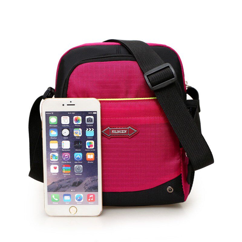 包防水牛津布休闲旅行百搭小揹包单肩斜挎包Y小包帆布女包斜跨男