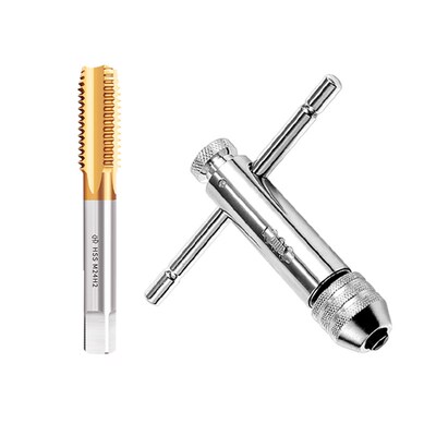 螺丝攻螺丝攻扳牙绞手用套装螺丝攻牙扳手手动攻丝器钻头套丝五金