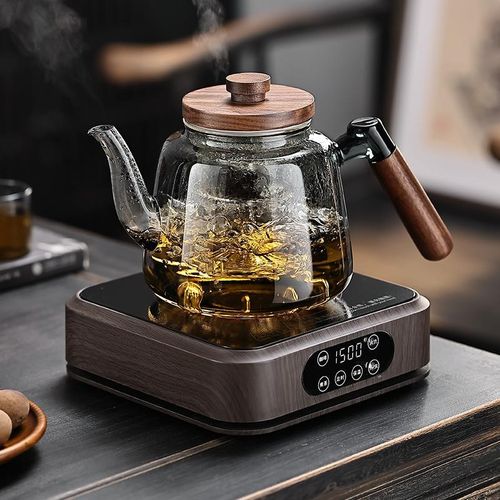 新款玻璃蒸煮一体茶壶煮茶器全自动烧水电陶炉家用养生煮茶炉套装